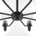 Myhouse Lighting Quorum - 6803-8-59 - Eight Light Chandelier - Lawton - Matte Black