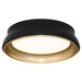 Myhouse Lighting Quorum - 8-2018-5947 - Ceiling Mount - Legend - Matte Black / Brushed Brass