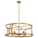 Myhouse Lighting Quorum - 8231-5-47 - Five Light Pendant - Colburn - Brushed Brss