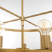 Myhouse Lighting Quorum - 8231-5-47 - Five Light Pendant - Colburn - Brushed Brss