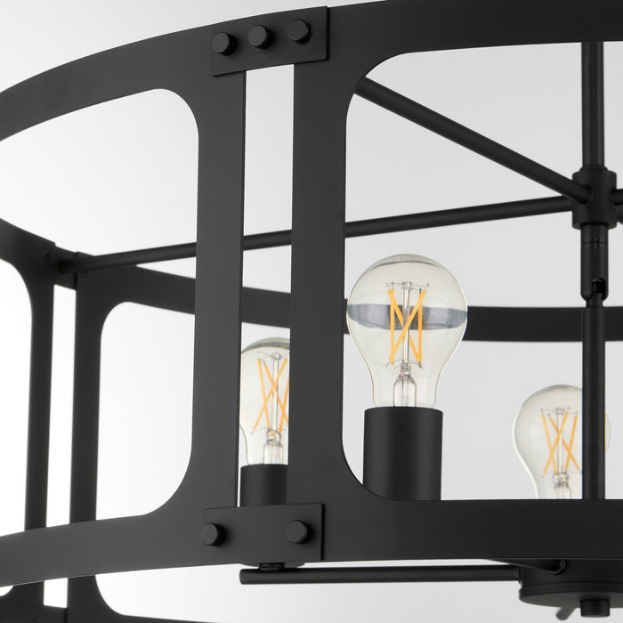 Myhouse Lighting Quorum - 8231-5-59 - Five Light Pendant - Colburn - Matte Black