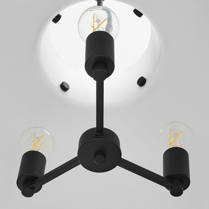Myhouse Lighting Quorum - 823-3-59 - Three Light Pendant - Pruitt - Matte Black