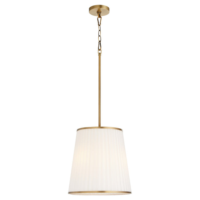 Myhouse Lighting Quorum - 8309-3-47 - Three Light Pendant - Marlon - Brushed Brass