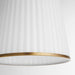 Myhouse Lighting Quorum - 8309-3-47 - Three Light Pendant - Marlon - Brushed Brass