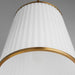 Myhouse Lighting Quorum - 8309-3-47 - Three Light Pendant - Marlon - Brushed Brass