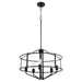 Myhouse Lighting Quorum - 8373-5-59 - Five Light Pendant - Tobin - Matte Black