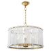 Myhouse Lighting Quorum - 8575-4-80 - Four Light Pendant - Prestige - Aged Brass