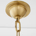 Myhouse Lighting Quorum - 8575-4-80 - Four Light Pendant - Prestige - Aged Brass