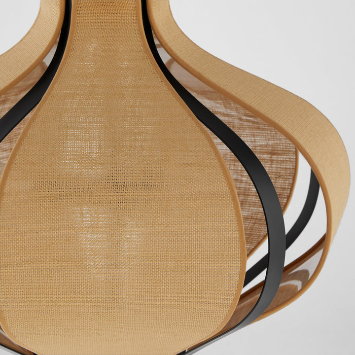 Myhouse Lighting Quorum - 892-3-59 - Three Light Pendant - Monroe - Matte Black