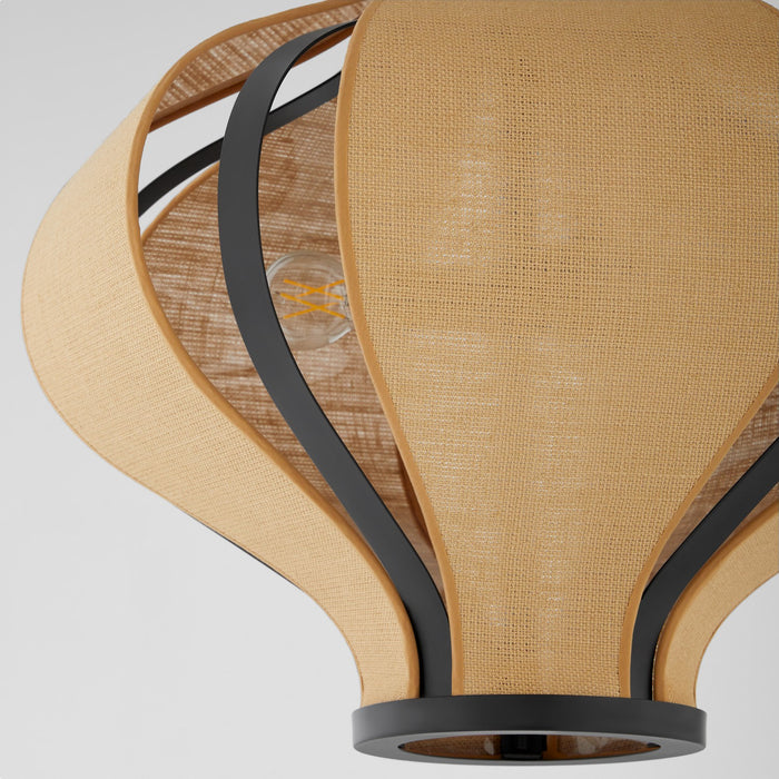 Myhouse Lighting Quorum - 892-3-59 - Three Light Pendant - Monroe - Matte Black