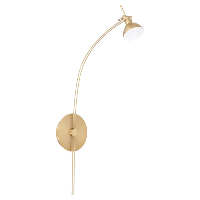 Myhouse Lighting Quorum - 943-80 - LED Wall Mount - Ricardo - Aged Brass
