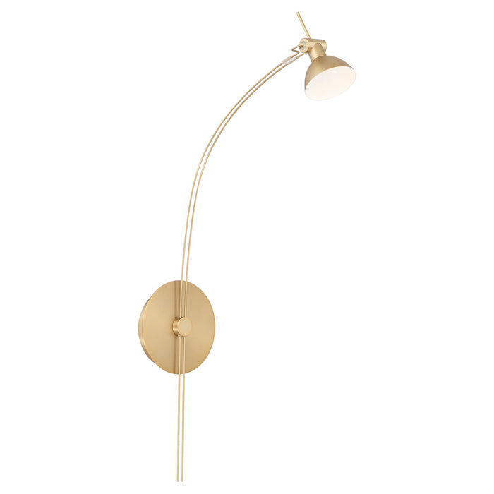 Myhouse Lighting Quorum - 943-80 - LED Wall Mount - Ricardo - Aged Brass