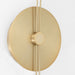 Myhouse Lighting Quorum - 943-80 - LED Wall Mount - Ricardo - Aged Brass