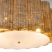 Myhouse Lighting Cyan - 11935 - Six Light Chandelier - Boracay - Natural Cane/Antique Brass