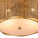 Myhouse Lighting Cyan - 11936 - Four Light Pendant - Boracay - Natural Cane/Antique Brass