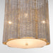 Myhouse Lighting Cyan - 11938 - Four Light Pendant - Boracay - Brushed Grey Cane/Nickel