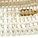 Myhouse Lighting Cyan - 11942 - Six Light Flush Mount - Ophelia - Aged Brass