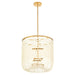 Myhouse Lighting Cyan - 11943 - Eight Light Pendant - Ophelia - Aged Brass