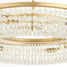 Myhouse Lighting Cyan - 11944 - Eight Light Chandelier - Ophelia - Aged Brass