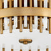 Myhouse Lighting Cyan - 11945 - Four Light Flush Mount - Cassio - Aged Brass