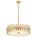 Myhouse Lighting Cyan - 11946 - Six Light Pendant - Cassio - Aged Brass