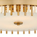 Myhouse Lighting Cyan - 11946 - Six Light Pendant - Cassio - Aged Brass