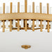 Myhouse Lighting Cyan - 11947 - Eight Light Pendant - Cassio - Aged Brass