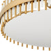 Myhouse Lighting Cyan - 11947 - Eight Light Pendant - Cassio - Aged Brass