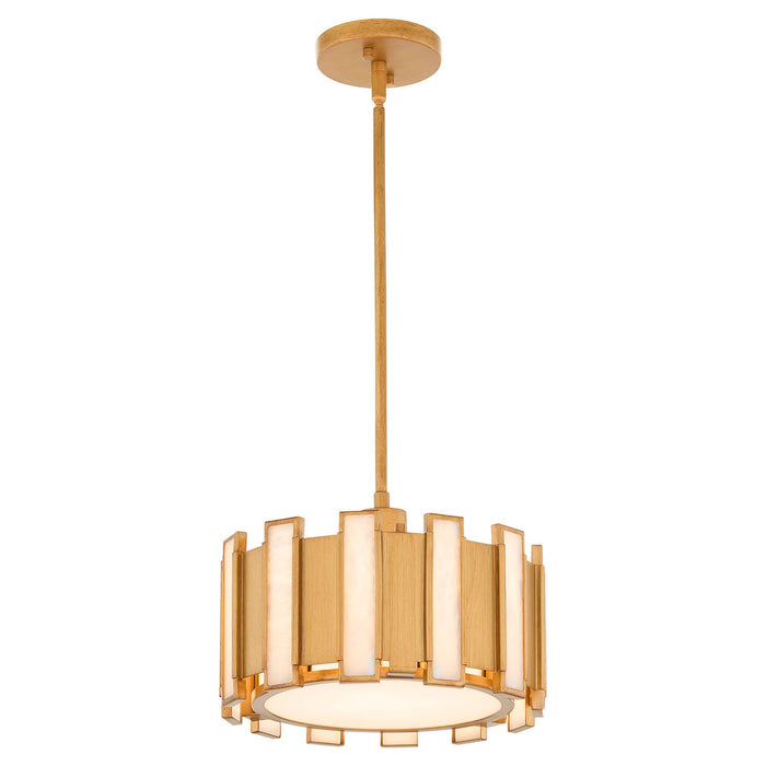Myhouse Lighting Cyan - 11949 - One Light Pendant - Volterra - Aged Brass