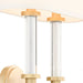 Myhouse Lighting Cyan - 11953 - Two Light Wall Sconce - Hightower - Clear/Aged Brass
