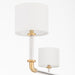 Myhouse Lighting Cyan - 11955 - Eight Light Chandelier - Hightower - Clear/Aged Brass
