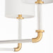 Myhouse Lighting Cyan - 11955 - Eight Light Chandelier - Hightower - Clear/Aged Brass