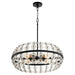 Myhouse Lighting Cyan - 11957 - Four Light Pendant - Selena - Matte Black