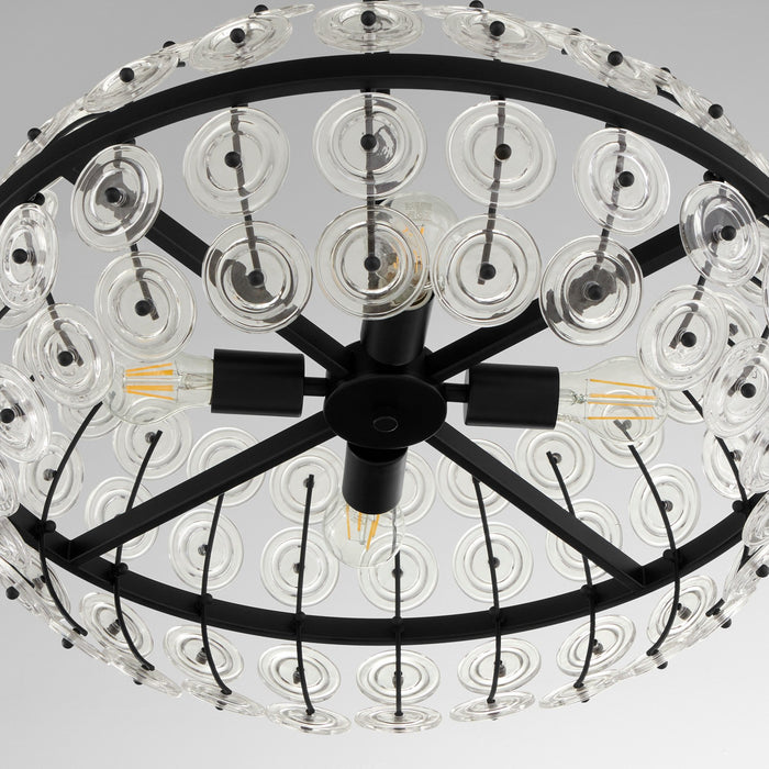 Myhouse Lighting Cyan - 11957 - Four Light Pendant - Selena - Matte Black