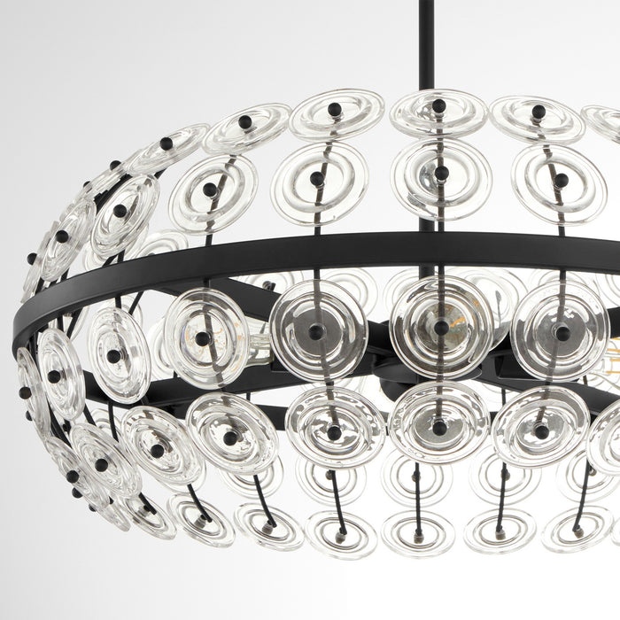 Myhouse Lighting Cyan - 11957 - Four Light Pendant - Selena - Matte Black
