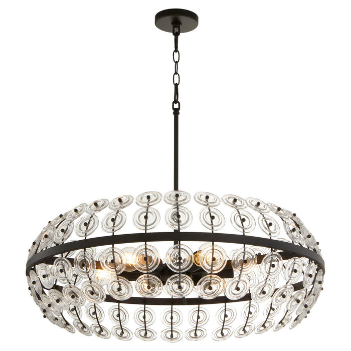 Myhouse Lighting Cyan - 11958 - Six Light Pendant - Selena - Matte Black