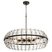 Myhouse Lighting Cyan - 11958 - Six Light Pendant - Selena - Matte Black