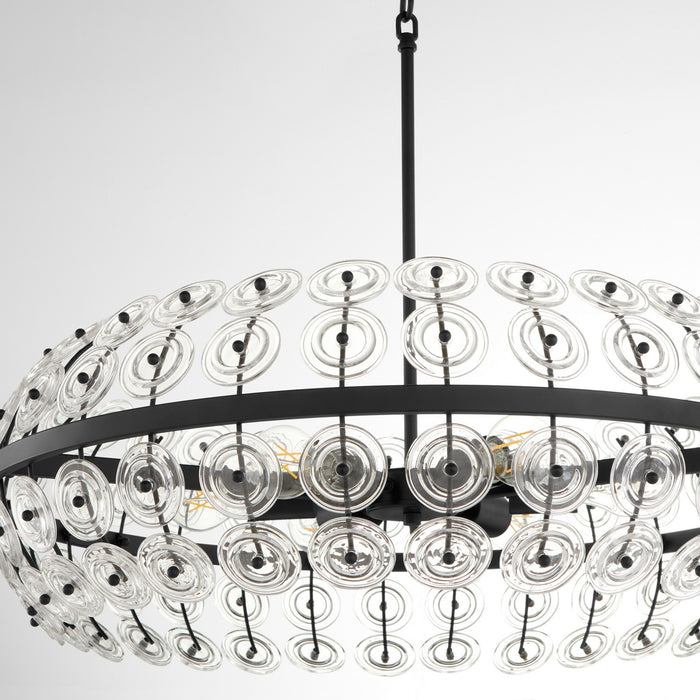 Myhouse Lighting Cyan - 11958 - Six Light Pendant - Selena - Matte Black