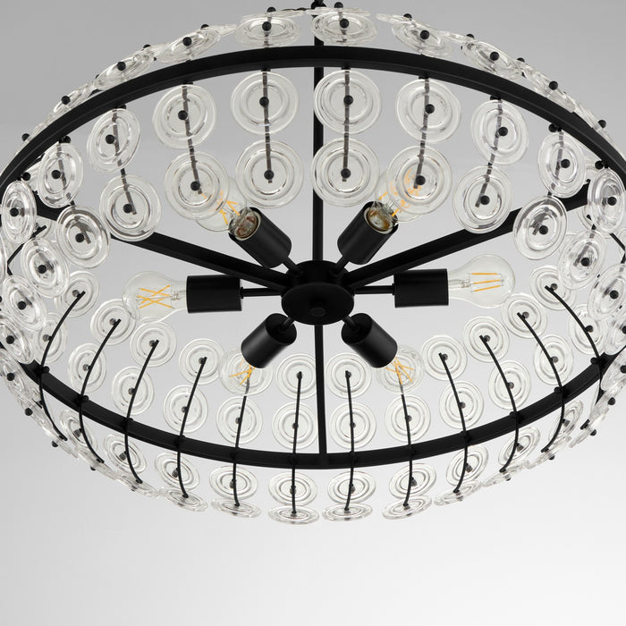 Myhouse Lighting Cyan - 11958 - Six Light Pendant - Selena - Matte Black
