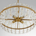 Myhouse Lighting Cyan - 11959 - Four Light Pendant - Selena - Aged Brass