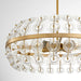 Myhouse Lighting Cyan - 11959 - Four Light Pendant - Selena - Aged Brass