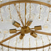 Myhouse Lighting Cyan - 11960 - Six Light Pendant - Selena - Aged Brass