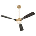 Myhouse Lighting Cyan - 11981 - 58"Ceiling Fan - Alisio - Aged Brass/Dark Walnut
