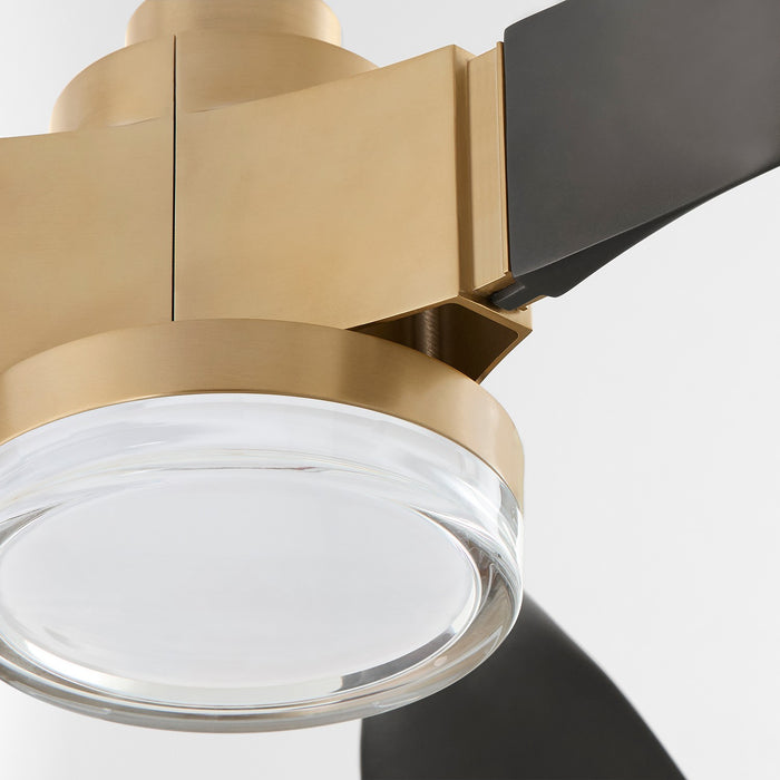 Myhouse Lighting Cyan - 11981 - 58"Ceiling Fan - Alisio - Aged Brass/Dark Walnut