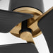 Myhouse Lighting Cyan - 11982 - 58"Ceiling Fan - Buran - Aged Brass/Black