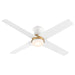Myhouse Lighting Cyan - 11983 - 52"Ceiling Fan - Santa Ana - Studio White/Aged Brass
