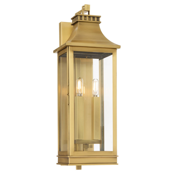 Myhouse Lighting Cyan - 11992 - Two Light Outdoor Wall Sconce - Salem - Heritage Brass