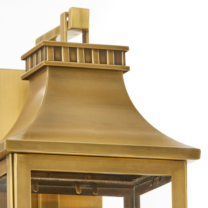 Myhouse Lighting Cyan - 11992 - Two Light Outdoor Wall Sconce - Salem - Heritage Brass