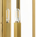 Myhouse Lighting Cyan - 11992 - Two Light Outdoor Wall Sconce - Salem - Heritage Brass
