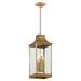 Myhouse Lighting Cyan - 11993 - Four Light Outdoor Pendant - Salem - Heritage Brass